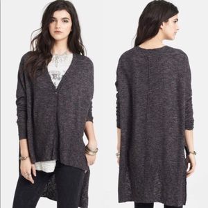🌺FREE PEOPLE🌺 TGIF High Low Marled Cardigan